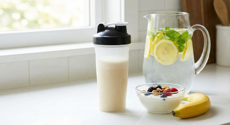 הידרציה וחלבונים: איך לשתות ולאכול נכון לשיקום שרירים